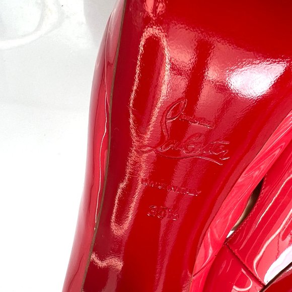 🌷❤️‍🔥SPRING SALE 🔥 FINAL PRICE🌷Christian Louboutin Lady Peep 150 Corail 35.5 - Picture 7 of 7